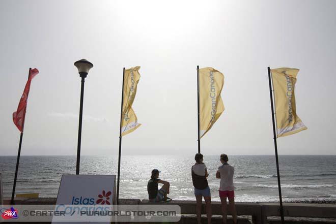 Waiting for wind - 2013 PWA Pozo World Cup ©  John Carter / PWA http://www.pwaworldtour.com